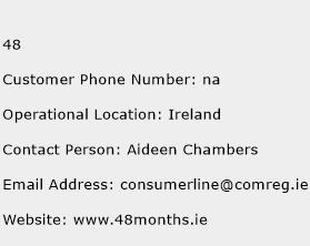 48 Phone Number Customer Service