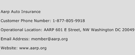 AARP Auto Insurance Number | AARP Auto Insurance Customer ...