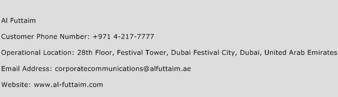 AL Futtaim Phone Number Customer Service