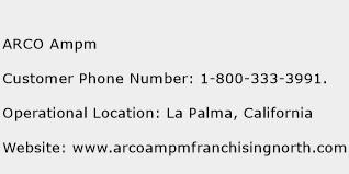 ARCO Ampm Phone Number Customer Service