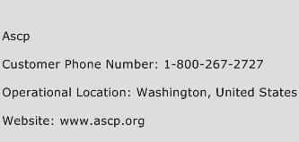 ASCP Phone Number Customer Service
