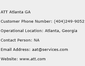 ATT Atlanta GA Phone Number Customer Service