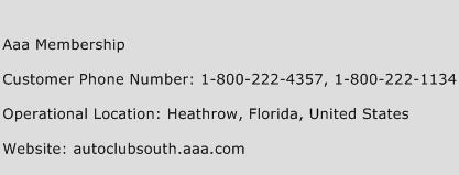 Aaa Membership Phone Number Customer Service