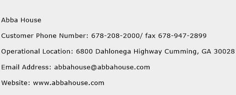 Abba House Phone Number Customer Service