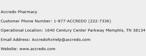 Accredo Pharmacy Phone Number Customer Service