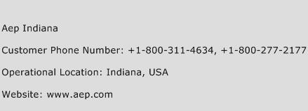 Aep Indiana Phone Number Customer Service