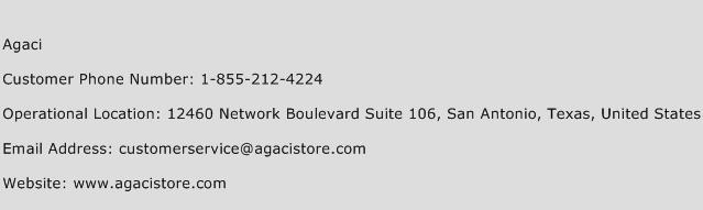 Agaci Phone Number Customer Service