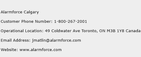 Alarmforce Calgary Phone Number Customer Service