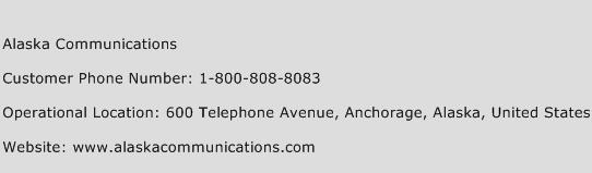 Alaska Communications Phone Number Customer Service