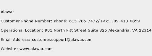 Alawar Phone Number Customer Service