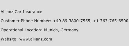 Allianz Car Insurance Phone Number Customer Service
