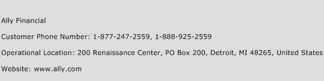 Ally Financial Contact Number Ally Financial Customer Service Number 