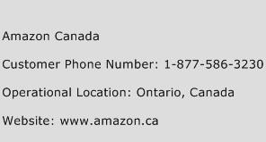 Amazon Canada Phone Number Customer Service