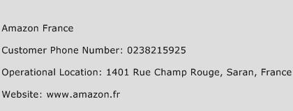 Amazon France Phone Number Customer Service