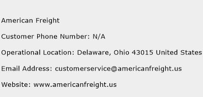 American Freight Phone Number Customer Service