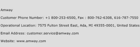 Amway Phone Number Customer Service