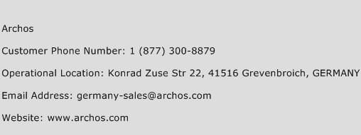 Archos Phone Number Customer Service