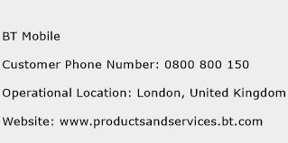 BT Mobile Phone Number Customer Service