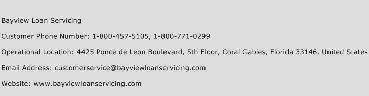 Bayview Loan Servicing Phone Number Customer Service