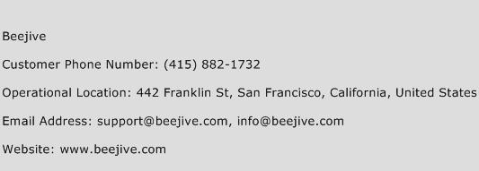 Beejive Phone Number Customer Service