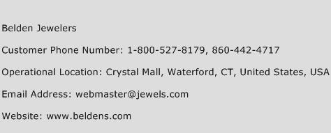 Belden Jewelers Phone Number Customer Service