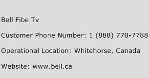 Bell Fibe TV Phone Number Customer Service
