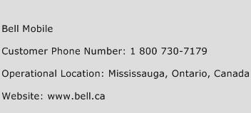 Bell Mobile Phone Number Customer Service