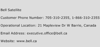 Bell Satellite Phone Number Customer Service