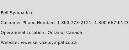 Bell Sympatico Phone Number Customer Service