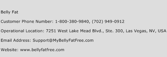 Belly Fat Phone Number Customer Service