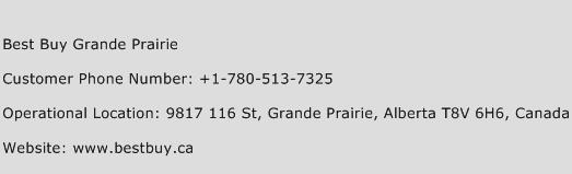 Best Buy Grande Prairie Phone Number Customer Service