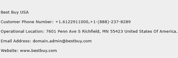 Best Buy USA Contact Number | Best Buy USA Customer Service Number | Best Buy USA Toll Free Number