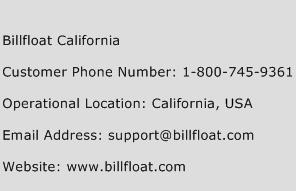 Billfloat California Phone Number Customer Service