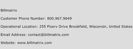 Billmatrix Phone Number Customer Service