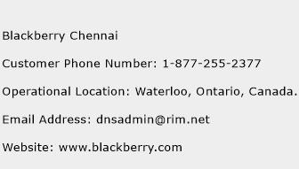 Blackberry Chennai Phone Number Customer Service