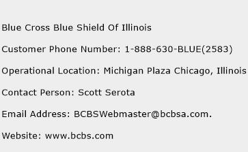 Blue Cross Blue Shield Of Illinois Phone Number Customer Service