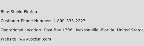 Blue Shield Florida Phone Number Customer Service