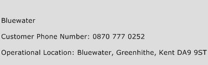 BlueWater Phone Number Customer Service