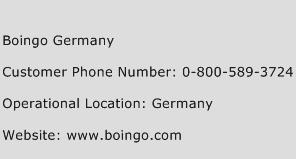 Boingo Germany Phone Number Customer Service