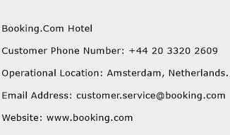 Booking.Com Hotel Customer Service Number 46460 