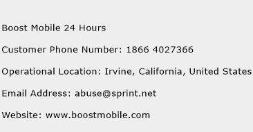 boost mobile 24 hour customer service number 24 7