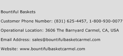 Bountiful Baskets Phone Number Customer Service