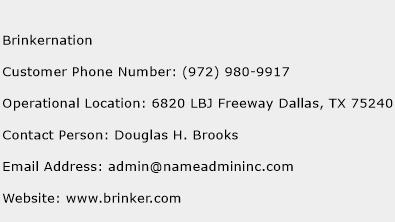 Brinkernation Phone Number Customer Service