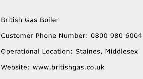 British Gas Boiler Phone Number Customer Service