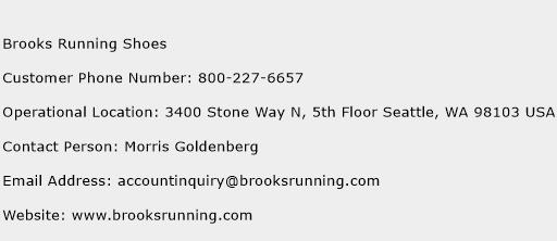 Brooks Running Shoes Phone Number Customer Service
