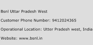 Bsnl Uttar Pradesh West Phone Number Customer Service