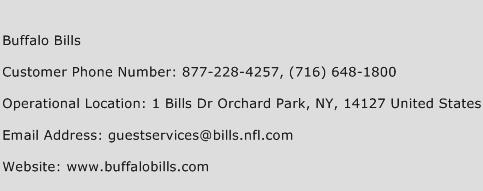 Buffalo Bills Phone Number Customer Service