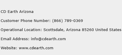 CD Earth Arizona Phone Number Customer Service