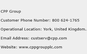 CPP Group Phone Number Customer Service