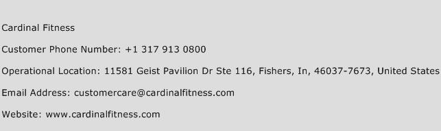 Cardinal Fitness Phone Number Customer Service